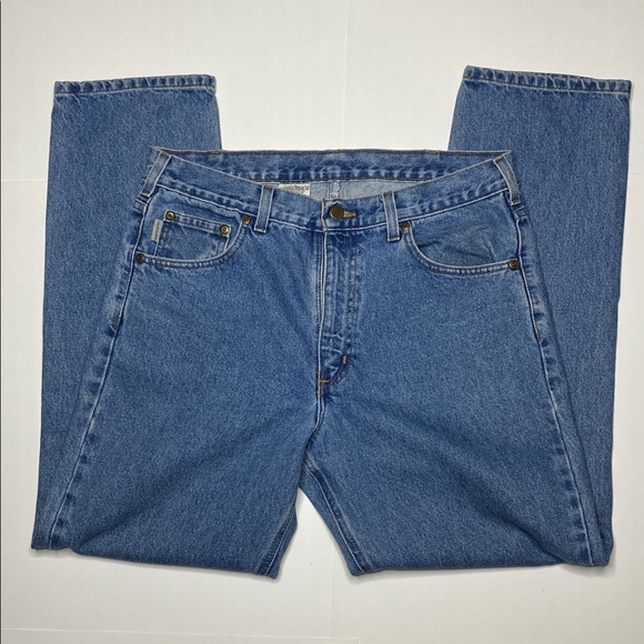 Carhartt Blue Denim Jeans - Picture 2 of 13